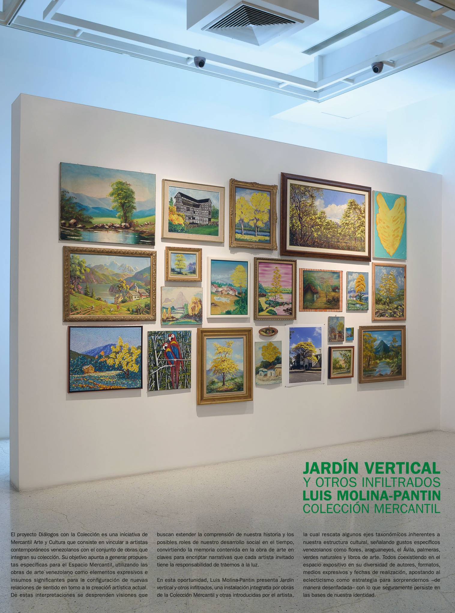 Jardín vertical y otros infiltrados. Luis Molina Pantin. Colección Mercantil